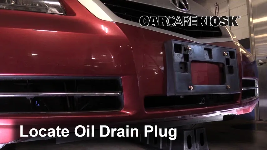 2009 Acura RL 3.7L V6 Aceite Cambiar aceite y filtro de aceite